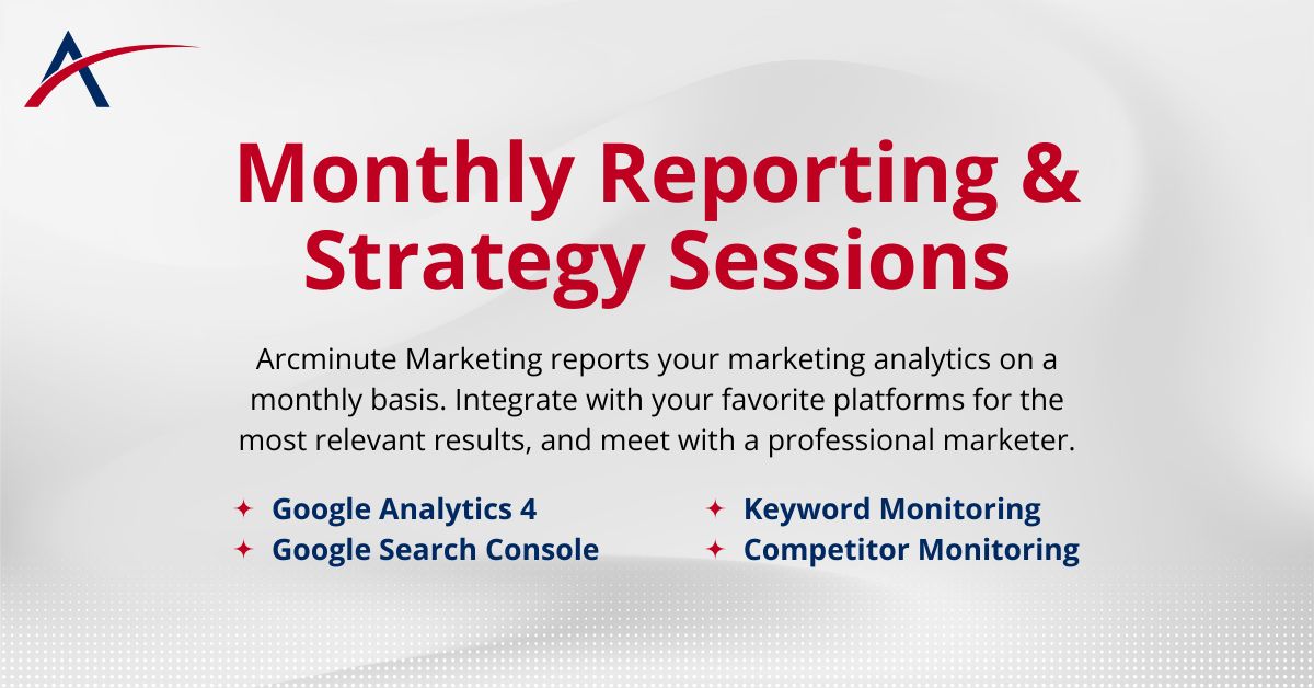 Shows that monthly reporting and strategy sessions are included in the Foundation SEO plan
