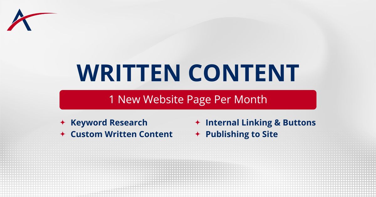 written content is included in the Foundation SEO plan